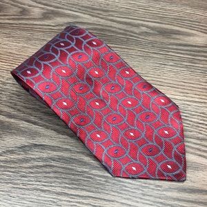 Jos. A. Bank Accessories - Jos A Bank Red w/ Blue & White Check Tie Jos. A. Bank Accessories - Jos A Bank Red w/ Blue & White Check Tie